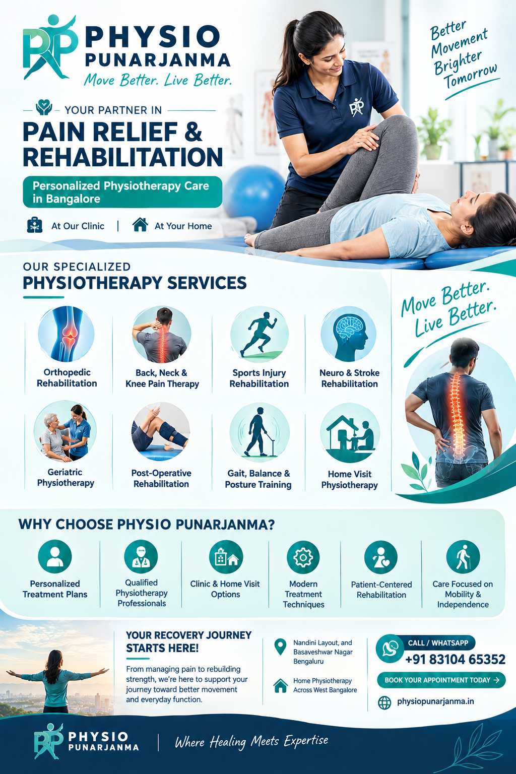 Physio Punarjanma – Physiotherapy & Rehabilitation Services in Bangalore